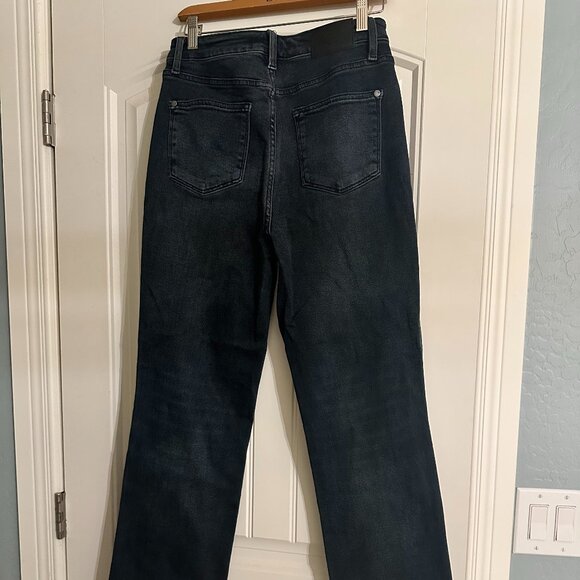 Judy Blue Button Fly Dark Wash Straight Jeans - Picture 2 of 4